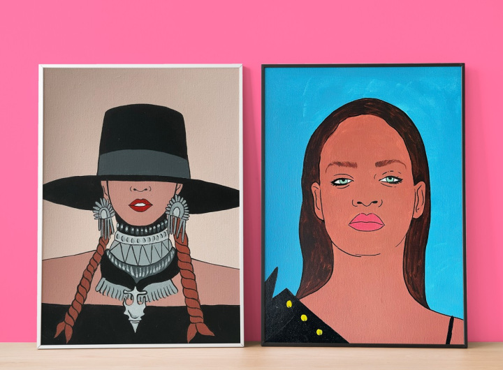 DWTN: Sip and Paint: Rihanna Vs Beyonce